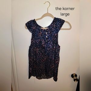 Purple and pink blouse